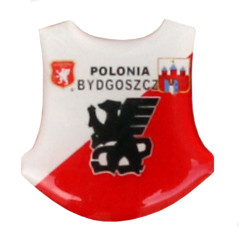 Odznaka plastron Polonia Bydgoszcz 2007-2008