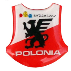 Odznaka plastron Polonia Bydgoszcz 2010