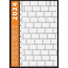 Kalendarz żużlowy 2024 - okładka Martin Smolinski