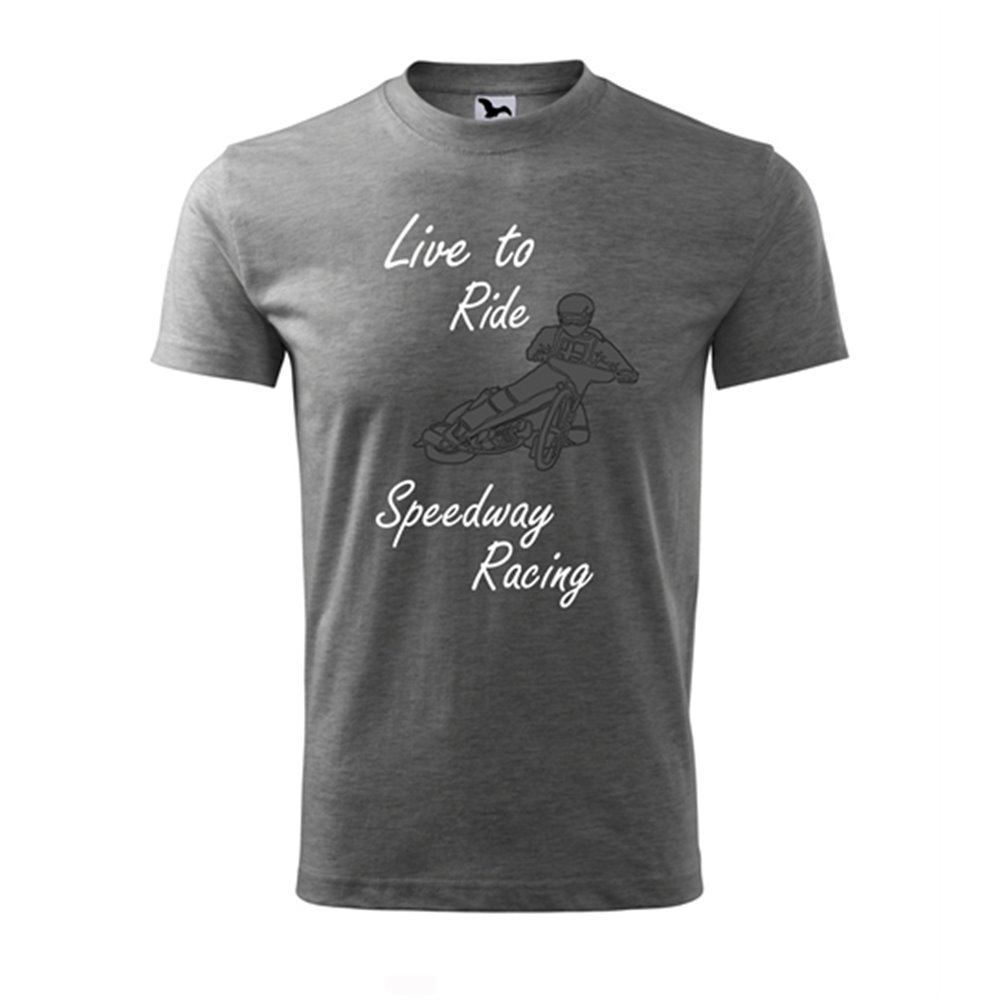 T-shirt Speedway Live to ride :: szara