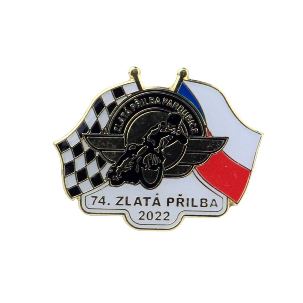 Odznaka 74. Zlata Prilba Pardubice :: model 2